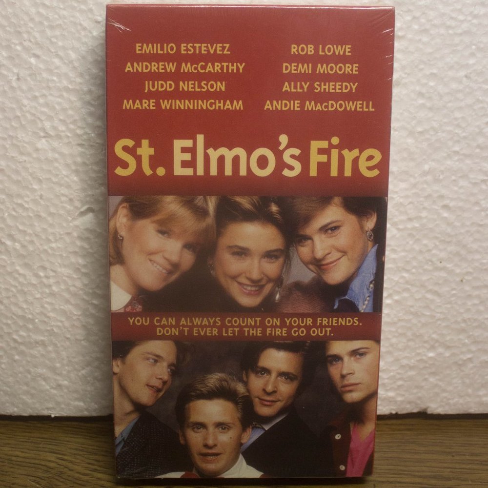 New In Package St. Elmo's Fire VHS